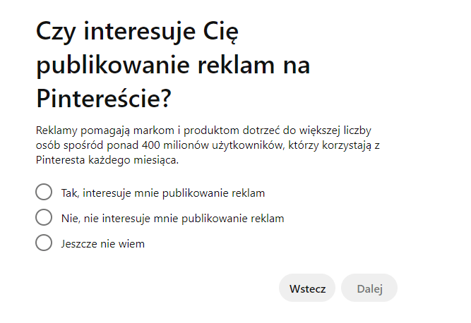 Konto reklamowe na Pinterest! Jak założyć i skonfigurować ?