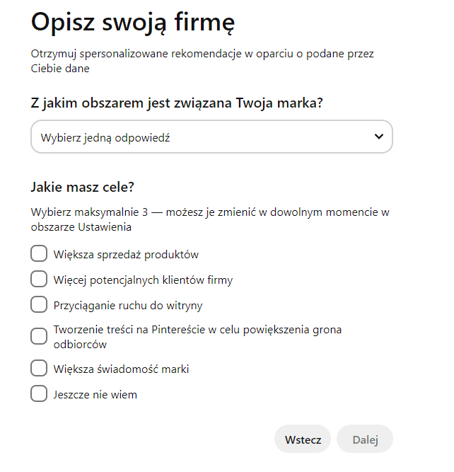 Konto reklamowe na Pinterest! Jak założyć i skonfigurować ?